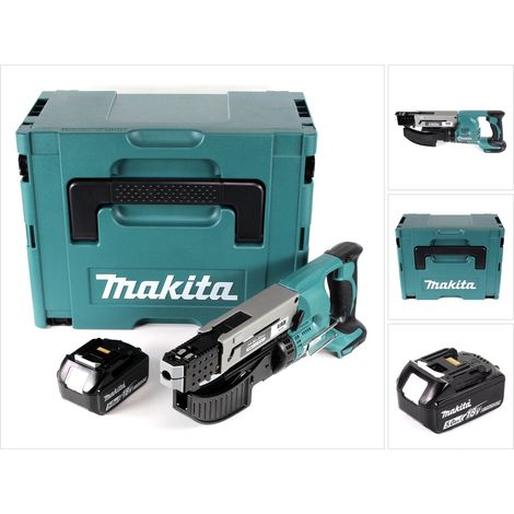 Makita DFR 550 T1J Akku Magazinschrauber 18V 25-55mm + 1x Akku 5,0Ah + Makpac - ohne Ladegerät (1/5)