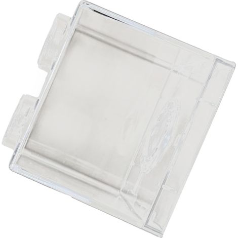 Tirelire transparente rectangulaire pour économiser de l'argent, pour enfants (garçons et filles), blanche, 8,9 x 8,9 x 9,2 cm / 3,5 x 3,5 x 3,6 pouces (1/5)