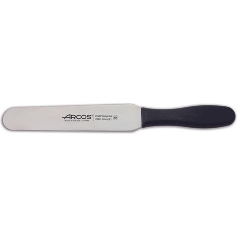 Spatel  Arcos Farbe - Prof  299025 Edelstahl Nitrum und mango ergonomische schwarze Polypropylenklinge und 20 cm, in Vitrine