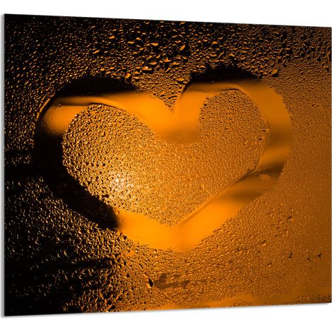 PANEL DE VIDRIO PARA COCINA 65x60 Corazón (1/5)