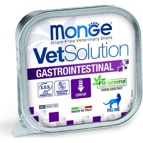 Solution gastro-intestinale pour chat Monge Vet Solution 100 g