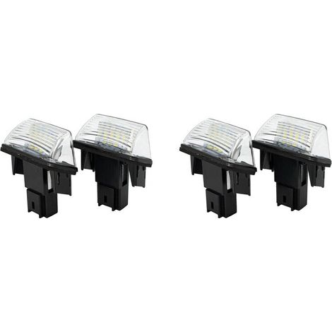 Kit de 4 luces para matrícula 6340A3 para 206, 207, 306, 307, 308, 406, 407, 5008 - Luces LED para matrícula Partner (1/4)