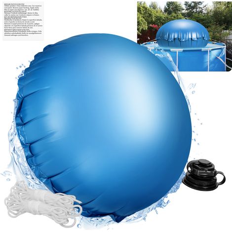 TolleTour Cuscino piscina invernaggio cuscino d'aria cuscino invernale copertura piscina cuscino piscina 200x200cm rotondo per piscine fuori terra come copertura invernale 1 pezzo (1/5)