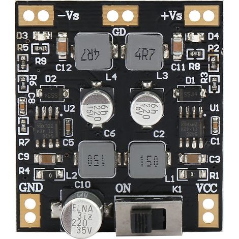 Convertisseur 24V/15V en 12V positif et négatif, régulateur de tension double filtrage pour module électronique (1/5)