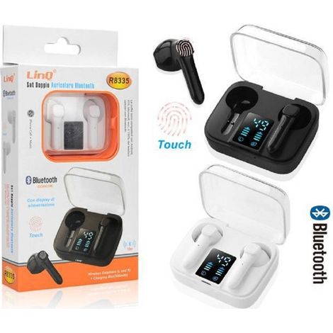 Trade Shop - Auricolare Bluetooth 5.0 Fitness Sport With Display Led R8335 - (1/4)