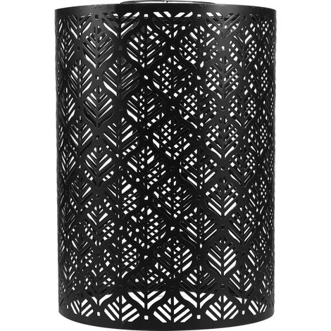 Black Metal Lamp Shade For Modern Decorative Bedside Lamp For Dim Light Without Reflections (1/5)