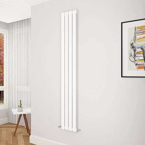 Biubiubath Flat Panel Radiator 1800x272mm Single White (1/5)