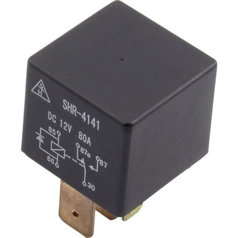 SHR-4141B SHR-24VDC-F-C 5pin Relais automobile 24 V/DC 80 A 1 inverseur (RT) (1/2)