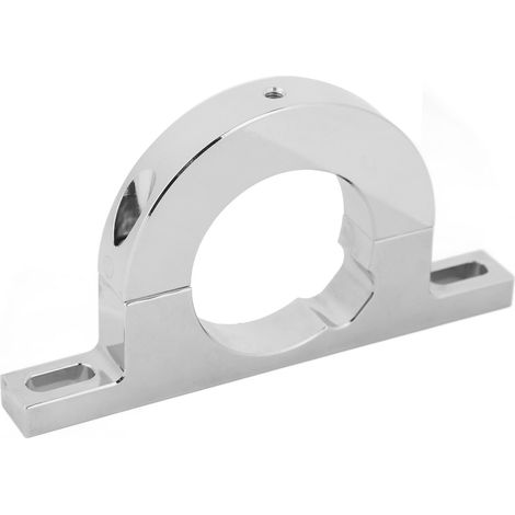 Support de colonne de direction 2 tubes 2310000030, aluminium billet, montage anti-chute à clavette, remplacement pour Chevy Silver (1/5)