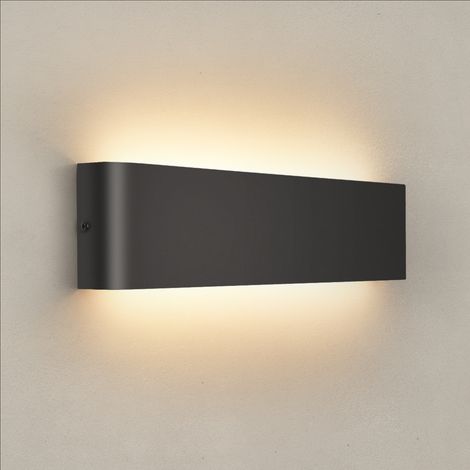 Wandleuchte Innen 40CM, 18W Wandlampe mit Up und Down Lichtquelle, 3000k Warmweiß Moderne LED Lampe, Wandlichter aus Aluminium-Druckguss (1/5)