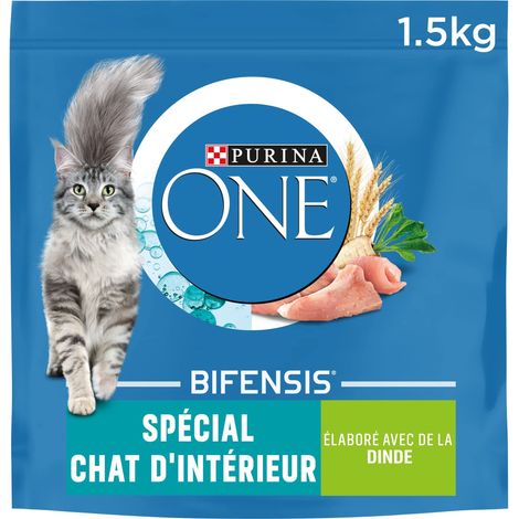 Croquettes Chat Stérilisé Intérieur Dinde, 6 x 1,5 kg (1/5)