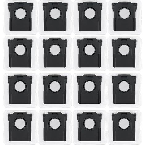 16 bolsas para polvo compatibles con Dreame L40 X40 X50 Ultra Complete / D10 Plus Gen 2 / L10s Ultra Gen 2 / L10s Pro Ultra Heat / L10s Plus, Mova E30 Ultra / P50 Pro Ultra
