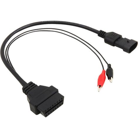 SHINING HOUSE Câble De Diagnostic, 3 Broches à 16 Broches Connecteur Adaptateur OBD2 Câble De Diagnostic, Connecteur De Diagnostic Embarqué, Câble D'extension Adaptateur OBD2, pour Câbles Scanner (1/4)