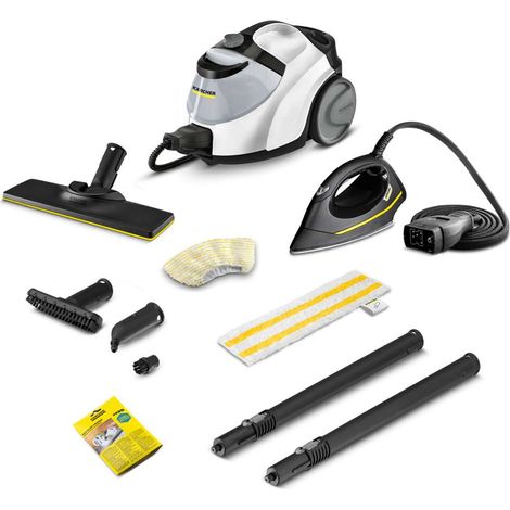 Karcher SC 5 EasyFix Iron nettoyeur vapeur noir et blanc (1/5)