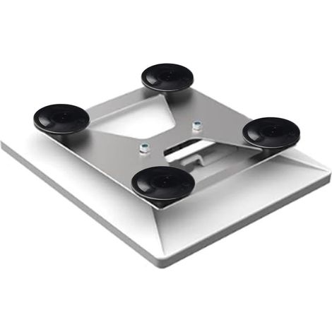 Kit de montage à ventouse en alliage d'aluminium uniquement pour toit ouvrant Mini - Support de pare-brise arrière 260 x 250 x 50 mm - Noir - Pour intérieur et intérieur - Véhicule d'utilisation en mm (1/4)