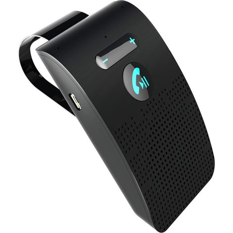 Bluetooth-Freisprecheinrichtung, Bluetooth-Freisprecheinrichtung fürs Auto mit automatischer Einschaltung, Navigationsassistent, Sonnenblende fürs Auto, Bluetooth-Empfänger mit Clip auf der Rückseite,