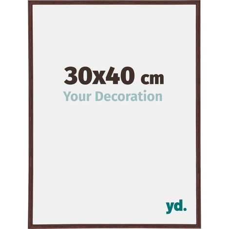 yd. - Cadre photo 30x40 - Brun - Plastique - Annecy