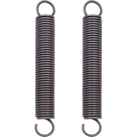 Ressorts d'extension en acier , ressorts de compression allongés, ressorts à double crochet – 2 x 18 x 150 mm (1/4)