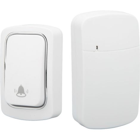 Sonnette sans Fil Autogénératrice IP68, Sans Pile, Son Puissant, AC100V‑230V, Prise UE pour Maison Hôtel (1/5)