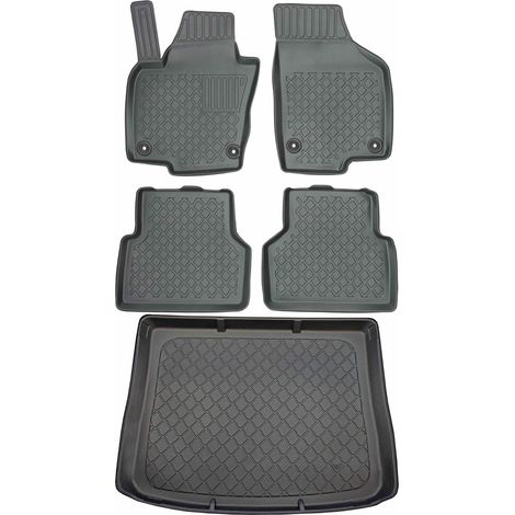 Ensemble de tapis de sol et de coffre pour Volkswagen Tiguan I SUV (juillet 2007 - avril 2016).