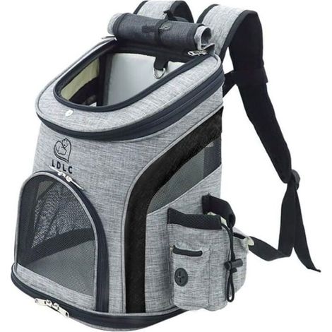 Tineer Pet Dog Carrier Backpack, Sac de Transport pour Animaux de Compagnie avec Maille pour Chats de Grande Taille, Chats (1/5)
