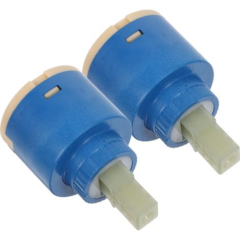 Cartouche de Robinet en Céramique 40mm 2 Pièces Bleu (1/5)
