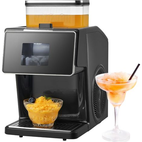 Machine à glace pilée 20kg/24h, lame inox, réservoir 0,8L, pré-refroidissement 60s, idéale maison & réunions. (1/5)