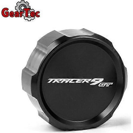 Accessoires moto pour Yamaha TRACER 9 GT 9GT 2021 2022 : Bouchon de réservoir de liquide de frein avant et arrière en aluminium, couvercle de maître-cylindre, finition or. (1/5)