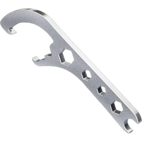 Outil d'ouverture de seau, clé de service pour pots d'huile de peinture en plastique, extracteur de couvercle multifonction avec trous de vis (1/5)