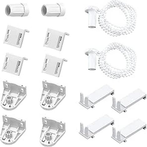 16pcs-de Store Enrouleur Fenetre 17 Mm Pieces De Rechange Kit De Fixations Pour Store Enrouleur Double Pour Store Enrouleur Occultant, Store Enrou