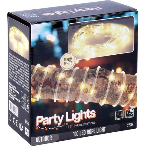 Tube Lumineux Slim LED Rond 220V AC 14 LED/m Blanc Chaud IP44 7.5m 2700K Blanc chaud (1/4)