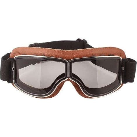 Lunettes de protection rétro pour moto - Anti-buée - Chaudes - Pour l'équitation, le VTT, le motocross (1/4)