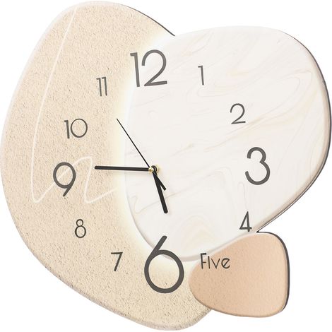 Kreative Wanduhr, moderne Wanduhr, dekorative Wanduhr für Schlafzimmer/Wohnzimmer (1/5)