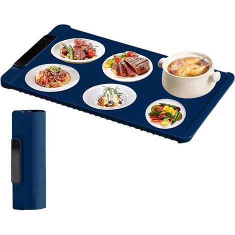 Chauffe-plat électrique 10 températures silicone pliable