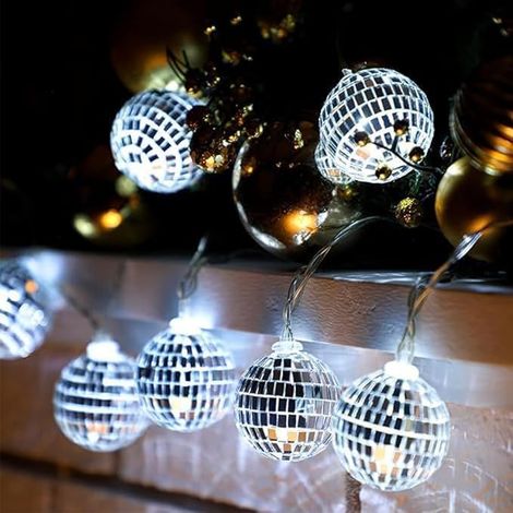 Guirlande lumineuse avec 20 boules disco LED, 300 cm (1/5)