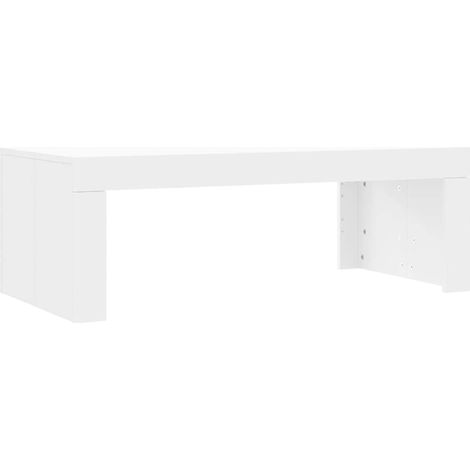 Maison Exclusive - Tavolino da Salotto Bianco 102x50x36 cm in Legno Multistrato (1/5)