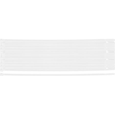 Extreme Kabelbinder 4,8 × 300 mm, weiß, 100 Stück. (1/5)