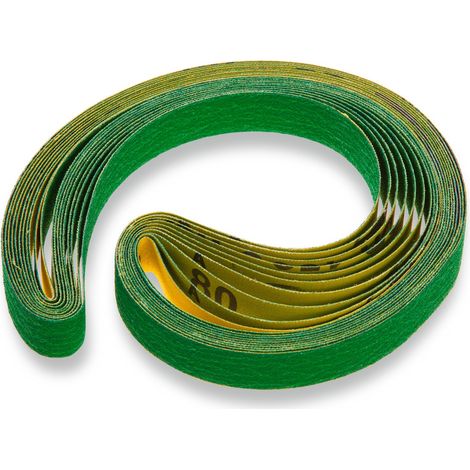 FEIN Keramik-Schleifbänder, Maße 20 x 815 mm, VE 10 St, Korn 80 (1/2)