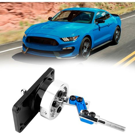 CNC-gefräster Schalthebel aus Aluminiumlegierung für Ford Mustang T5 - kurzer Radstand (Blau) (1/5)
