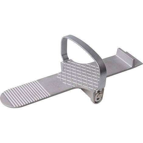ALUMINIUM-PEDALPLATTENHEBER 30X11 MIT PEDAL ZUM ANHEBEN VON GIPSKARTONPLATTEN BIS MAXIMAL 5 CM