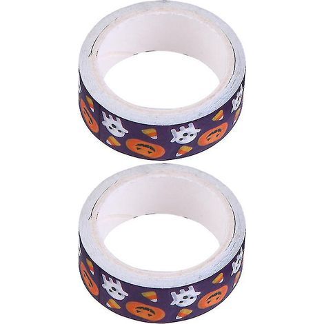 2 rouleaux de ruban adhésif en papier pour décoration d'Halloween (1/3)
