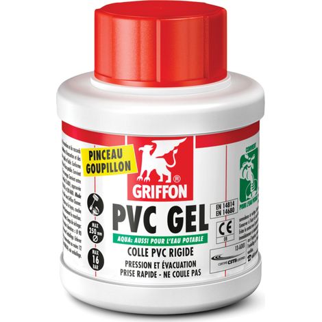PVC Gel Aqua Pegamento especial agua potable GRIFFON tubo 125 ml - 6306752