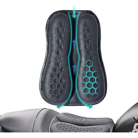 Coussin de selle de moto en ABS, pour la protection et l'utilisation quotidienne de la moto.-AquaForge (1/5)