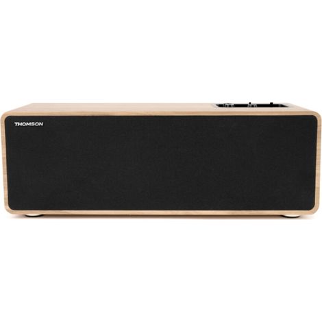 Altavoces bluetooth - THOMSON - Madera y negro