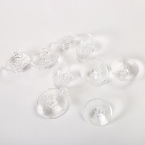 Lot de 150 ventouses pour guirlande lumineuse Ø 4 mm. Ventouse à crochet. Ventouse à fente. Aspirateur. (1/5)