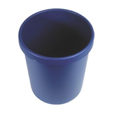 helit Papierkorb 30l Ku. m.Griffrand blau H405mm D350mm (1/5)