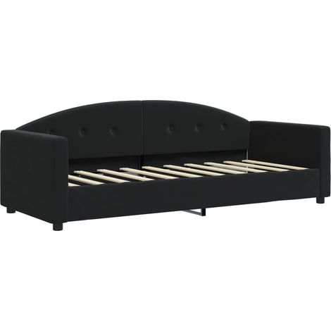 Maison Exclusive - Letto da Giorno Nero 80x200 cm in Velluto (1/5)