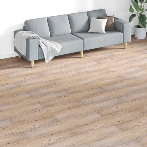vidaXL Tavole per Pavimenti 18 pcs Marrone 5,26 m² PVC