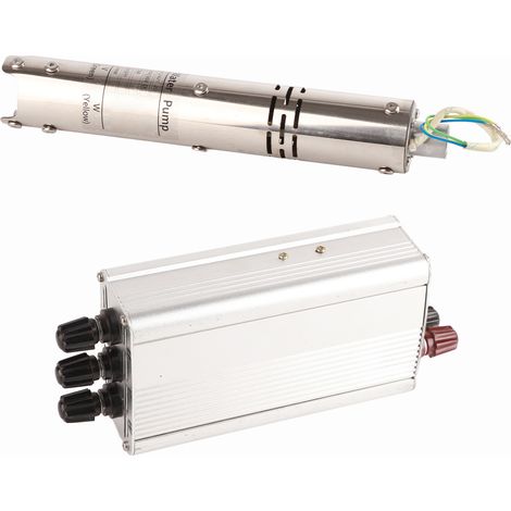 Schraubenpumpe 24V Solar Photovoltaik DC Bürstenlos Tauchwasser mit MPPT-Regler NS242T-20 (1/5)
