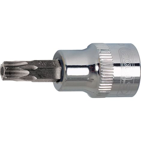 Douille tournevis 3/8" TORX percé, Longueur 50 mm, T25